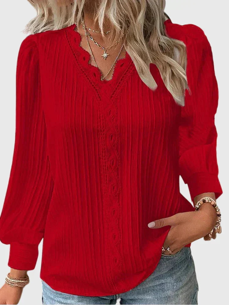 Andrea™ | Elegant Pullover Blouse