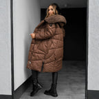 Tahlia – Quilted Coat with Hood