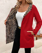 Savannah - Reversible Hooded Leopard Coat