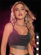 Glitter Crop Cami Top