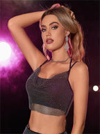 Glitter Crop Cami Top